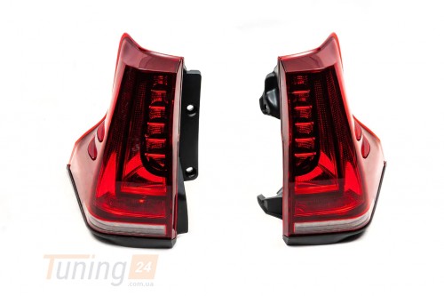 DD-T24 Задние фонари LED red (рестайлинг, 2 шт) на Lexus GX 460 2013-2019 - Картинка 1