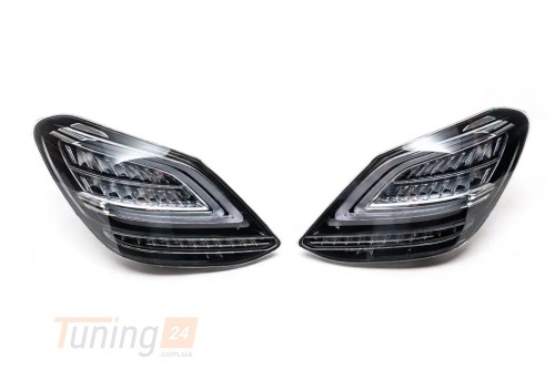 DD-T24 Задние фонари Black (2 шт) на Mercedes-benz C-сlass W205 2014-2021 - Картинка 1