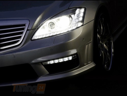 DD-T24 Ходовые огни DRL (AMG, S65 Тайвань) на Mercedes-benz S-сlass W221 2005-2013 - Картинка 1