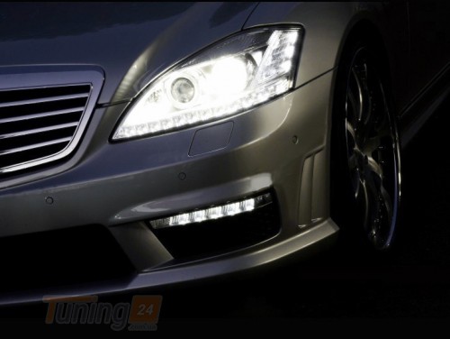 DD-T24 Ходові вогні DRL (AMG, S65 Тайвань) на Mercedes-benz S-сlass W221 2005-2013 - Зображення 1