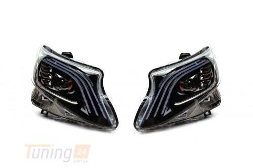 DD-T24 Передние LED фары (Maybach-дизайн, 2 шт) на Mercedes-benz Vito / V W447 2014+ - Картинка 5
