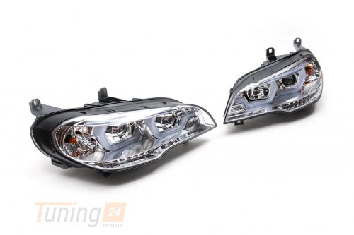 DD-T24 Передние фары (2 шт, светлые) на BMW X5 E70 2007-2013 - Картинка 3