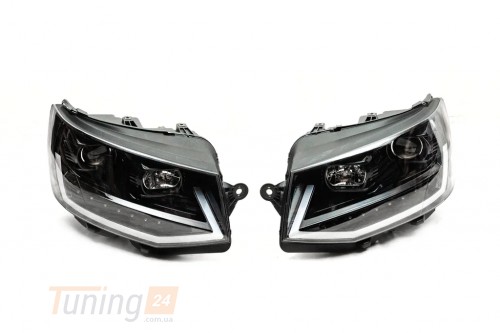 DD-T24 Передние фары LED Black (2 шт) на Volkswagen T6 2015+ - Картинка 1