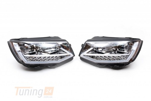 DD-T24 Передние фары LED Silver (2 шт) на Volkswagen T6 2019+ - Картинка 1