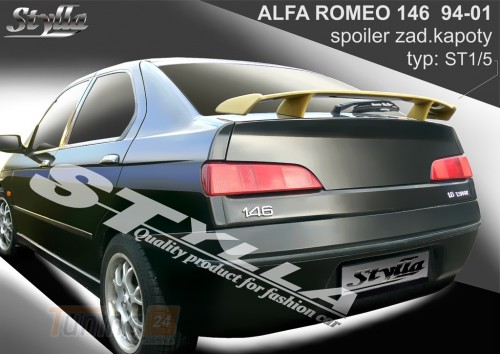 Stylla Спойлер задній на багажник Alfa Romeo 146 1994-2000 - Зображення 1