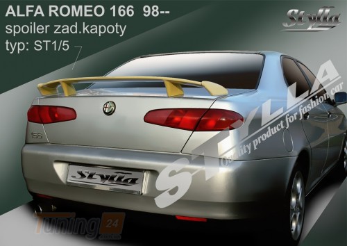 Stylla Спойлер задний на багажник для Alfa Romeo 166 1998-2007 на ножках высокий - Картинка 1