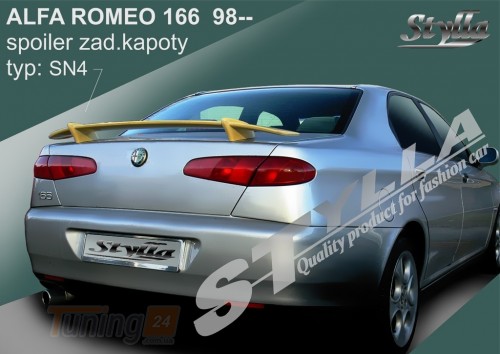 Stylla Спойлер задний на багажник для Alfa Romeo 166 1998-2007 на ножках низкий - Картинка 1