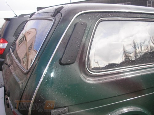 UA Набор воздухозаборник на капот накапотник и накладки на задние стойки уха на Ваз (Lada) НИВА 2121 - Картинка 5