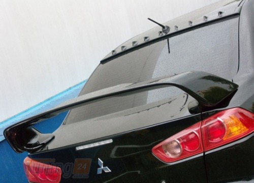 UA Спойлер козырек бленда на заднее стекло Evo Style для Mitsubishi Lancer 10 2007-2018 - Картинка 1