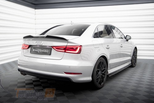 Maxton Design Спойлер 3D на багажник для Audi A3 8V Sedan 2013-2016 Сабля - Картинка 3