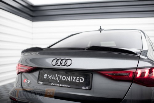 Maxton Design Спойлер 3D задний на багажник для Audi A3 8Y Sedan 2020+ Сабля - Картинка 1