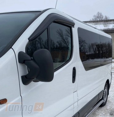 EuroCap Дефлекторы окон Ветровики EuroCap для Renault Trafic 2001-2014 (2шт) - Картинка 2