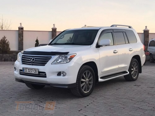 HIC Дефлекторы окон Ветровики HIC для Lexus LX450D 2007-2012 (11см, 4 шт) - Картинка 2