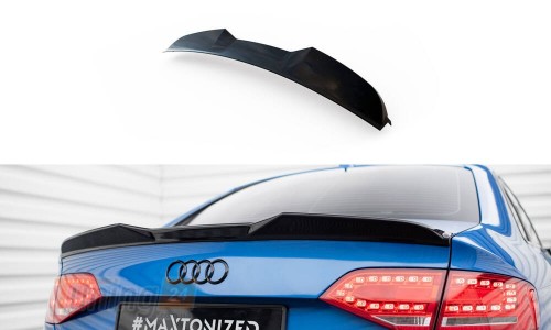 Maxton Design Спойлер 3D на багажник для Audi S4 B8 Sedan 2008-2011 Сабля - Картинка 3