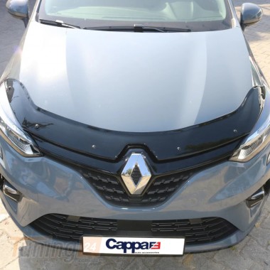 EuroCap Дефлектор капота Мухобойка EuroCap на Renault Clio 5 V 2019+ - Картинка 1