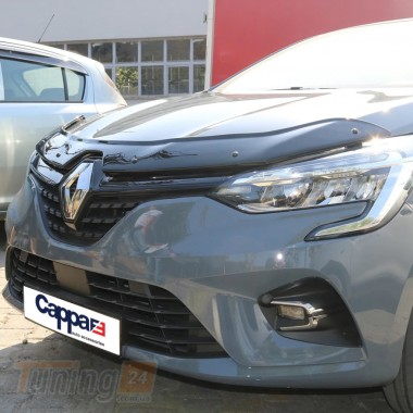 EuroCap Дефлектор капота Мухобойка EuroCap на Renault Clio 5 V 2019+ - Картинка 2