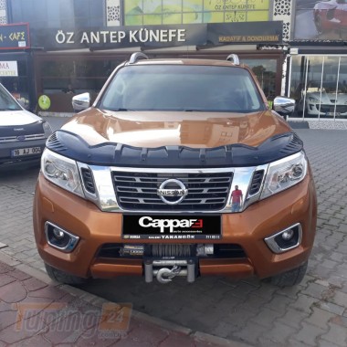 EuroCap Дефлектор капоту EuroCap BAT-Style на Nissan Navara D23 2015 р.в  - Зображення 3