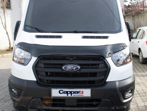 EuroCap Дефлектор капоту Мухобойка EuroCap на Ford Transit 2019  - Зображення 1