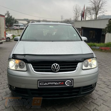 EuroCap Дефлектор капоту Мухобойка EuroCap на Volkswagen Touran 2003-2010 - Зображення 2