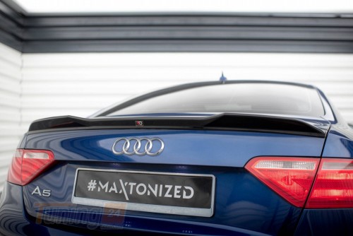 Maxton Design Спойлер 3D на багажник для Audi A5 2007-2016 Сабля - Картинка 1