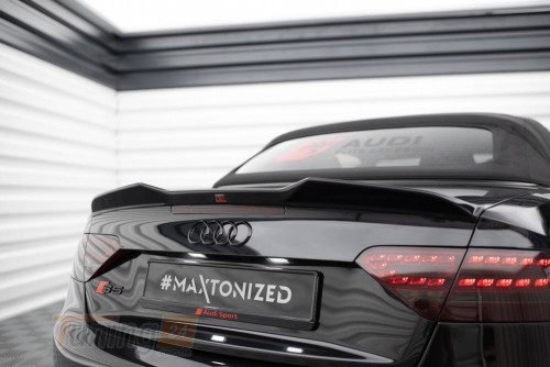 Maxton Design Спойлер 3D на багажник для Audi A5 Cabrio 2007-2011 Сабля - Картинка 1