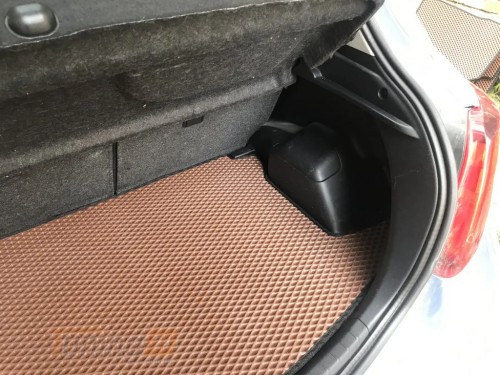 EVA Коврик в багажник EVA для Toyota Yaris 2015+ кирпичный - Картинка 3