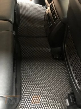 EVA Автомобильные коврики в салон EVA для Toyota Land Cruiser 200 2019+ чёрные - Картинка 5