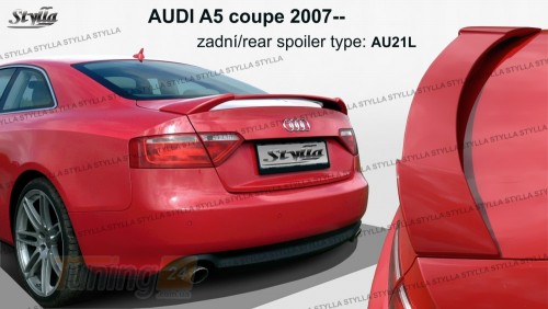 Stylla Спойлер задний на багажник для Audi A5 Coupe 2007+ - Картинка 1