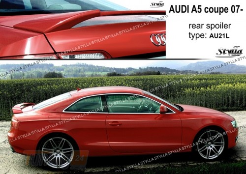 Stylla Спойлер задний на багажник для Audi A5 Coupe 2007+ - Картинка 2