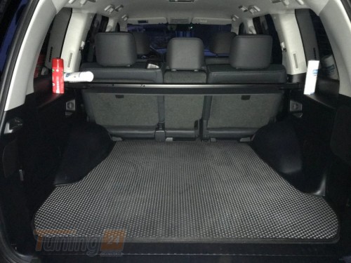 EVA Коврик в багажник EVA V-1 для Toyota Land Cruiser 200 2012-2015 5 мест черный - Картинка 1