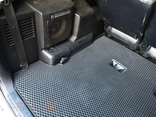 EVA Коврик в багажник EVA для Mitsubishi Pajero Wagon IV 4 2006-2014 черный - Картинка 2