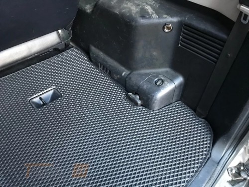 EVA Коврик в багажник EVA для Mitsubishi Pajero Wagon IV 4 2006-2014 черный - Картинка 4