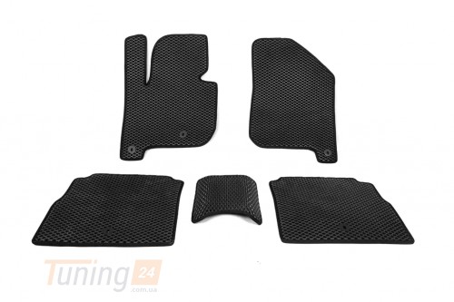 EVA Автомобильные коврики в салон EVA для Kia Soul II 2013-2019 черные - Картинка 1