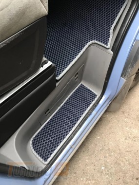 EVA Автомобильные коврики на пороги EVA для Mercedes-benz Sprinter W906 2013-2018 черные - Картинка 3