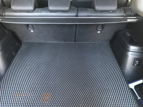 EVA Коврик в багажник EVA P-HEV для Mitsubishi Outlander 3 2014-2020 черный - Картинка 3