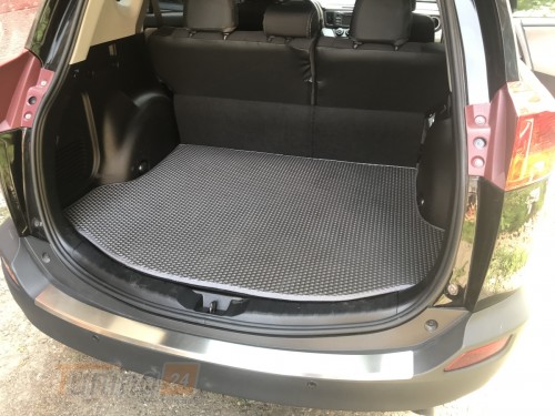 EVA Коврик в багажник с докаткой EVA для Toyota RAV4 2013-2015 черный - Картинка 1