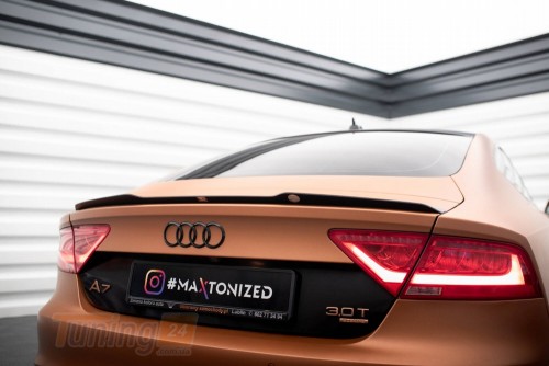 Maxton Design Спойлер кап задний на багажник для Audi A7 C7 2010-2014 - Картинка 1