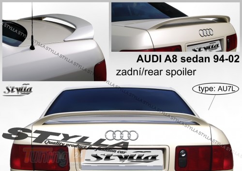 Stylla Спойлер задний на багажник для Audi A8 D2 1994-2002 - Картинка 1