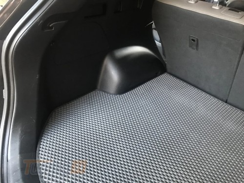EVA Коврик в багажник EVA для Hyundai Santa Fe 3 2012-2018 (5 мест) черный - Картинка 2