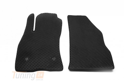 EVA Автомобильные коврики в салон EVA для Fiat Doblo II 2015+ передние черные - Картинка 1