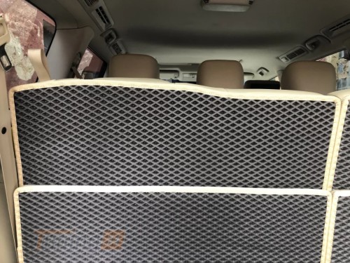 EVA Коврик в багажник EVA для Nissan Armada 2016-2020 5 частей черный - Картинка 4