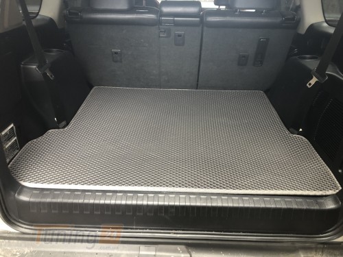 EVA Коврик в багажник EVA для Toyota Land Cruiser Prado 150 2018+ (7 местный) черный - Картинка 1