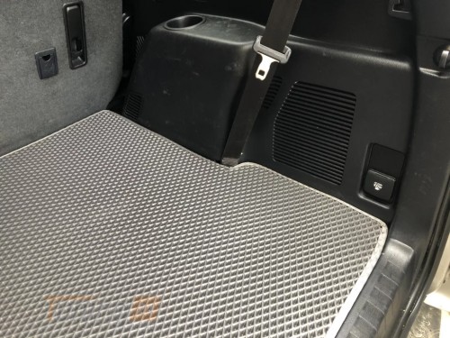 EVA Коврик в багажник EVA для Toyota Land Cruiser Prado 150 2018+ (7 местный) черный - Картинка 3