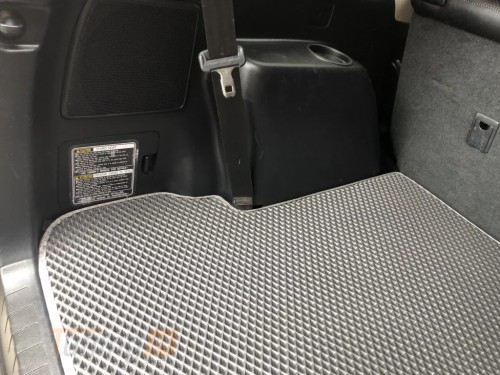 EVA Коврик в багажник EVA для Toyota Land Cruiser Prado 150 2018+ (7 местный) черный - Картинка 4