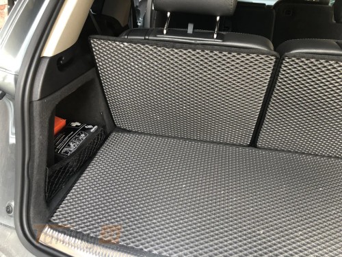 EVA Коврик в багажник EVA для Audi Q7 2005-2014 (3 части, 7 мест) черный - Картинка 3