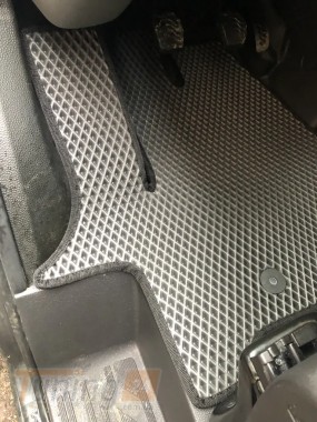 EVA Автомобильные коврики в салон EVA для Ford Custom 2012+ (Передние, черные) - Картинка 2