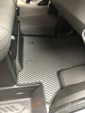 EVA Автомобильные коврики в салон EVA для Ford Custom 2012+ (Передние, черные) - Картинка 4