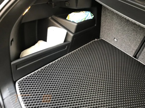 EVA Коврик в багажник EVA для Skoda Fabia 3 HB 2014-2021 черный - Картинка 2
