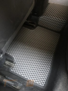 EVA Автомобильные коврики в салон EVA для Nissan Qashqai 2 2014-2021 черные - Картинка 3