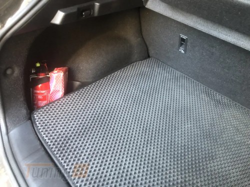 EVA Коврик в багажник EVA для Nissan Qashqai 2 2014-2021 черный - Картинка 2